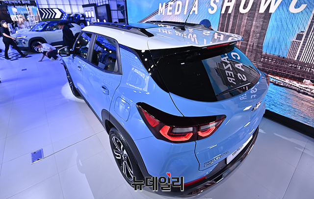 ▲ 쉐보레가 부분변경 트레일블레이저 공개 행사를 가졌다 ⓒ뉴데일리