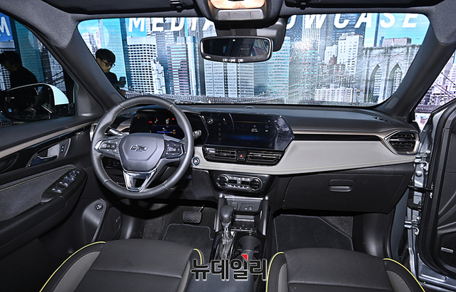 ▲ 트레일블레이저의 실내 모습 ⓒ뉴데일리