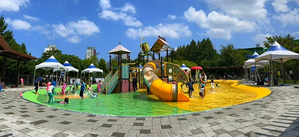 ▲ 서구 은평근린공원 물놀이장.ⓒ서구