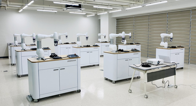 ▲ 창원 위탁교육기관 전경. ⓒ두산로보틱스