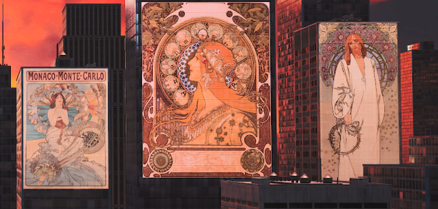 ▲ '알폰스 무하 이모션 인 서울' 전시 전경.ⓒ서울디자인재단