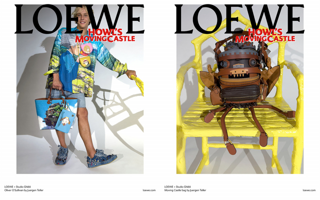 ▲ 로에베 X 하울의 움직이는 성 컬래버레이션. ⓒLoewe