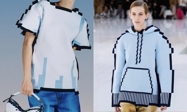 ▲ 로에베의 2023 봄여름 '픽셀 캡슐 컬렉션'. ⓒLoewe