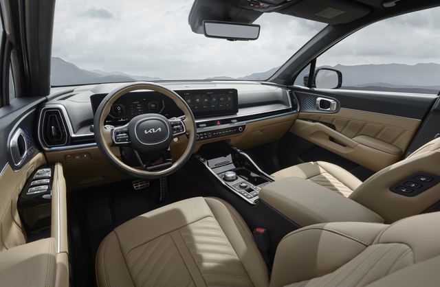 ▲ 더 뉴 쏘렌토의 내부 모습. ⓒ기아
