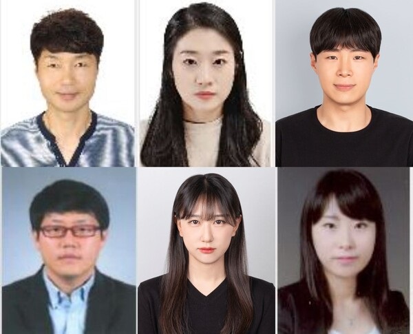 ▲ 사진 위 왼쪽부터 △공원녹지과 진병준 주무관 △자원순환과 허인선 주무관 △도시정비과 길영롱 주무관 아래 왼쪽부터 토지정보과 이성걸 주무관, 회계과 정지은 주무관, 자치행정과 정희정 주무관.ⓒ서구청