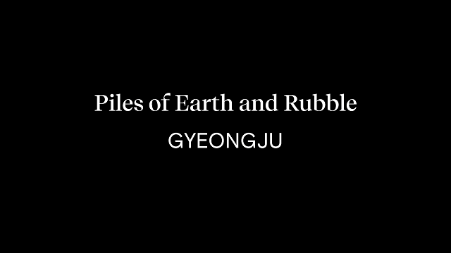 ▲ 신라 유적 발굴과 관련된 특별 전 PILES OF EARTH AND RUBBLE-GYEONGJU 영상캡쳐.ⓒ경북관광공사