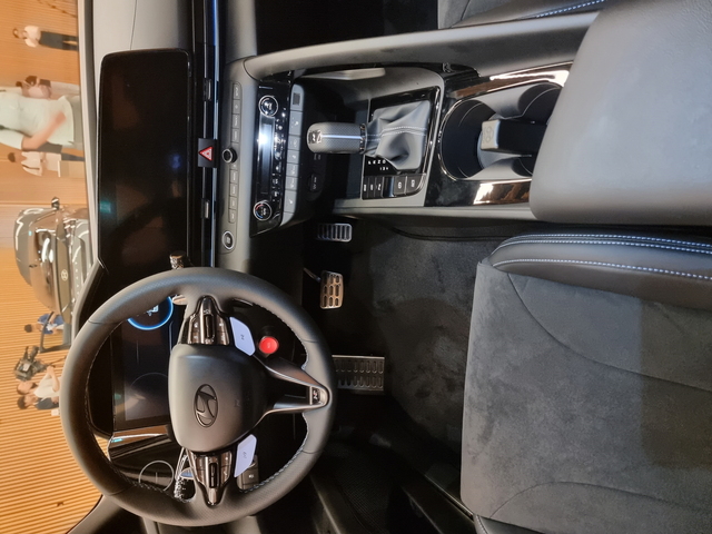 ▲ 아반떼 N의 운전석 모습 ⓒ뉴데일리 김성현 기자