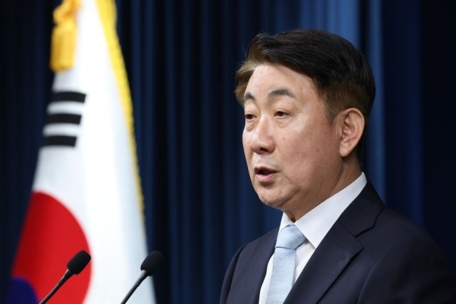 ▲ 이동관 방송통신위원장 후보자가 28일 용산 대통령실 청사에서 인사말을 하고 있다. ⓒ연합뉴스