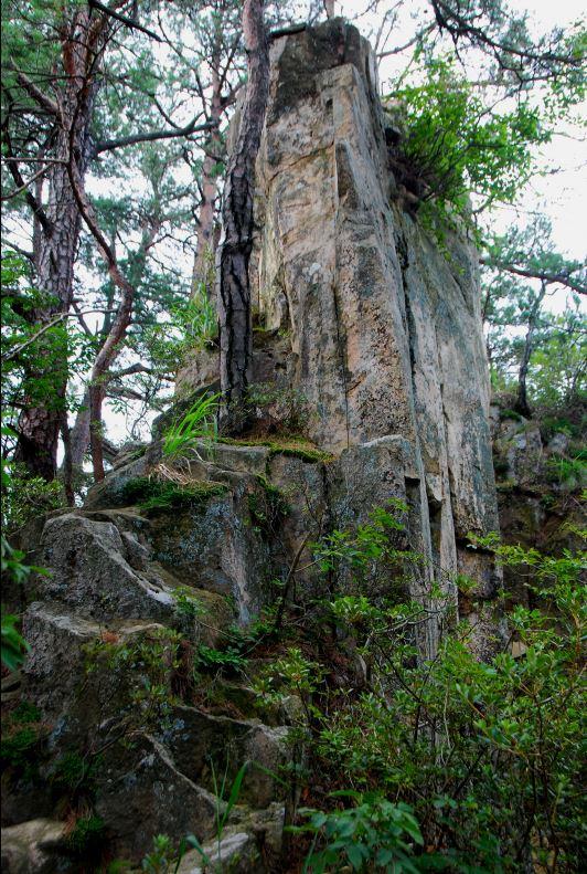 ▲ 위풍당당한 선바위.ⓒ진경수 山 애호가