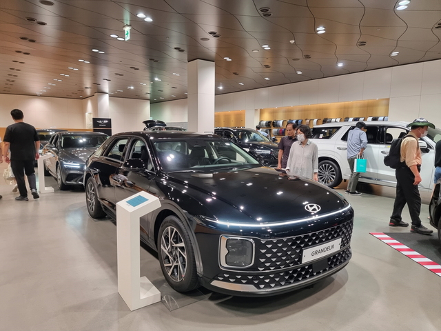 ▲ N 외에도 현대차와 제네시스 차량들이 서있는 모습 ⓒ뉴데일리 김성현 기자