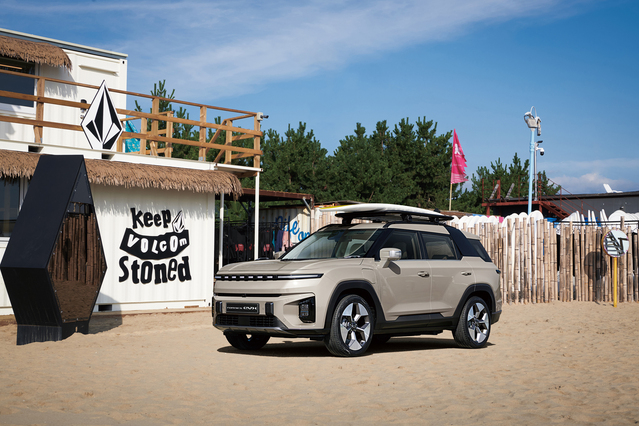 ▲ KG모빌리티가 9월 출시 예정인 토레스 EVX ⓒKG모빌리티