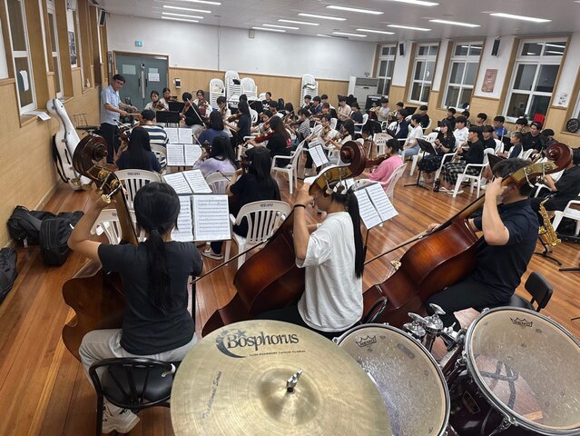 ▲ 예천군(군수 김학동)에서는 지난 1일부터 4일까지 대창고등학교에서 2023학년도 예천학생오케스트라 여름캠프가 진행됐다.ⓒ예천군