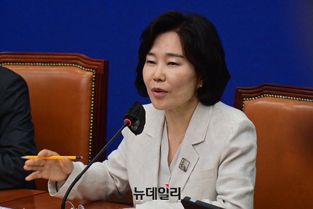 ▲ 김은경 민주당 혁신위원장 ⓒ이종현 기자