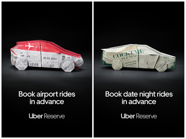▲ 우버 리저브 캠페인. ⓒUber