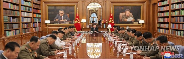 ▲ 북한 조선중앙통신은 북한 노동당 중앙군사위원회 제8기 제7차 확대회의가 지난 9일 당중앙위원회 본부청사에서 진행됐다고 10일 보도했다. ⓒ연합뉴스