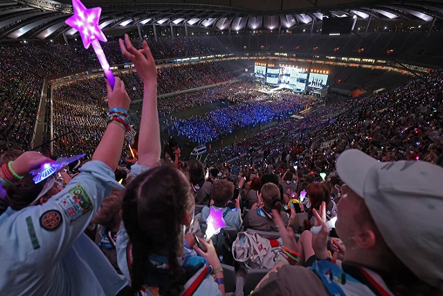 ▲ 서울월드컵경기장에서 진행된 '케이팝 슈퍼 라이브'. ⓒ한덕수 국무총리 페이스북