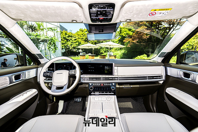 ▲ 신형 싼타페의 내부 모습. ⓒ현대차
