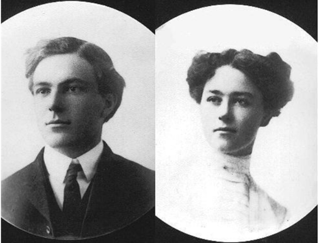 ▲ 윌리엄스 선생과 부인 앨리스 바튼 ⓒ국가보훈부