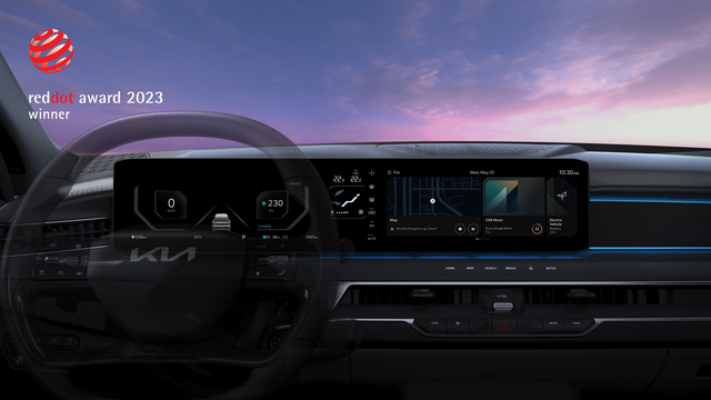 ▲ 기아 ccNC 인포테인먼트 시스템 모습. ⓒ현대차그룹