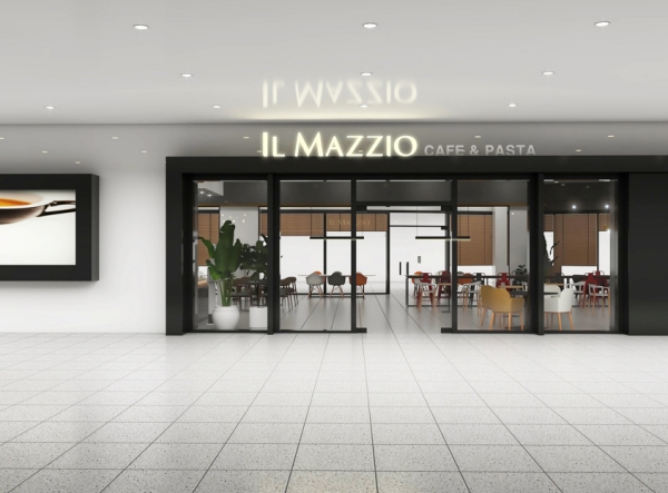 ▲ 일마지오 카페 앤 파스타 외관ⓒ본푸드서비스