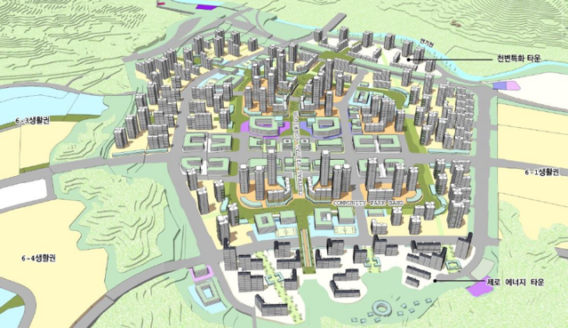 ▲ 대상지 6-2생활권 조감도.ⓒ행복청