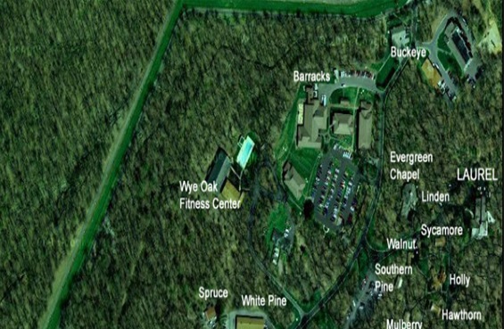 ▲ 캠프 데이비드 평면도.ⓒ대통령실 제공