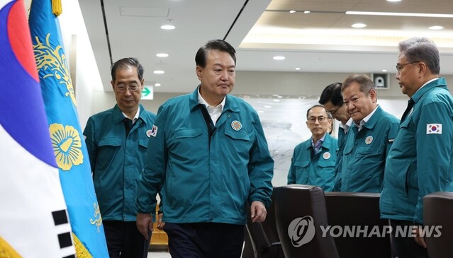 ▲ 을지 국무회의에 참석하는 윤석열 대통령. ⓒ연합뉴스