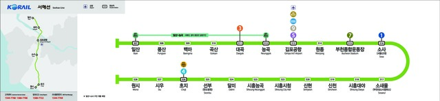 ▲ 서해선 노선도.ⓒ한국철도공사