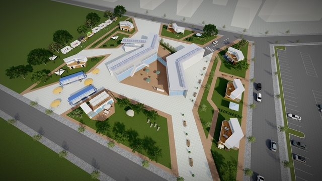 ▲ 고향올래(GO鄕ALL來)‘청년 복합공간 조성’공모사업 조감도.ⓒ청도군