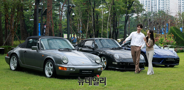 ▲ 전시공간에는 911 역사를 대표하는 주요 모델이 전시됐다 ⓒ뉴데일리