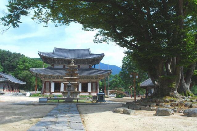 ▲ 만수산 무량사의 경내 모습.ⓒ진경수 山 애호가