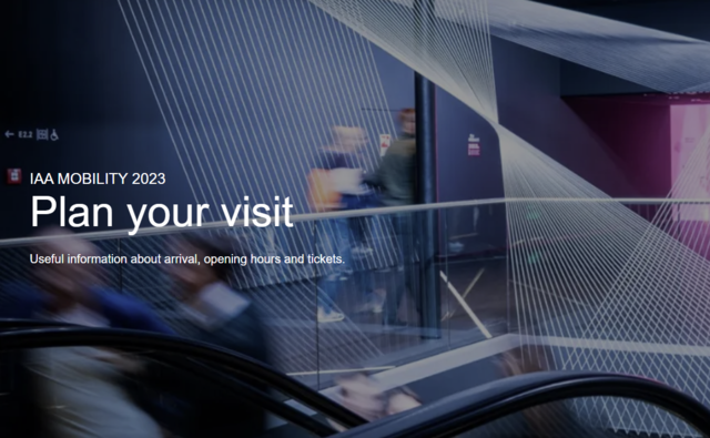 ▲ 다음주 독일 뮌헨에서 IAA 모빌리티 2023이 개막한다. ⓒ공식 홈페이지 캡쳐