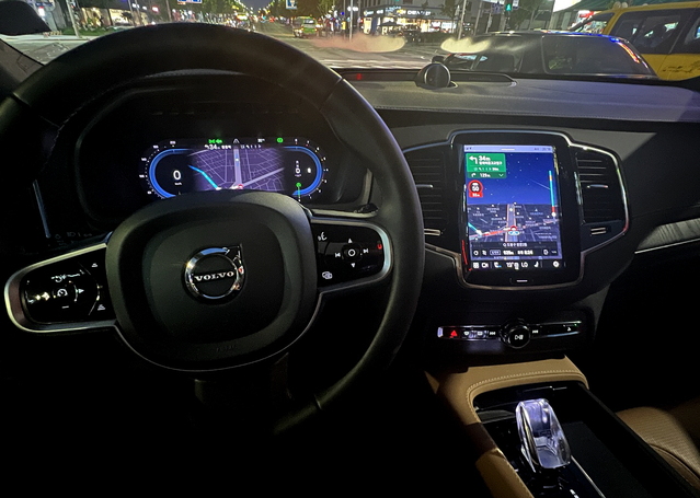 ▲ 볼보 XC90은 심플하면서도 럭셔리함이 장점으로 판단된다. ⓒ김재홍 기자