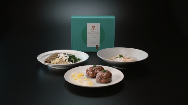 ▲ CJ제일제당의 한식 파인다이닝 RMR '비비고 셰프컬렉션' 시즌2 신제품 3종 이미지ⓒCJ제일제당