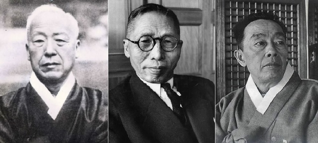 ▲ 이승만, 김구, 김규식 3거두는 남한단독선거 문제로 하지 사령관 앞에서 갈라진다.