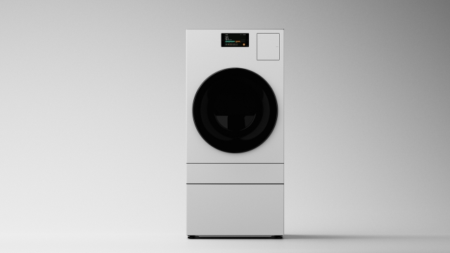 ▲ 삼성전자가 'IFA 2023'서 공개한 세탁기 한 대로 건조까지 가능한 신제품 이미지. ⓒ삼성전자