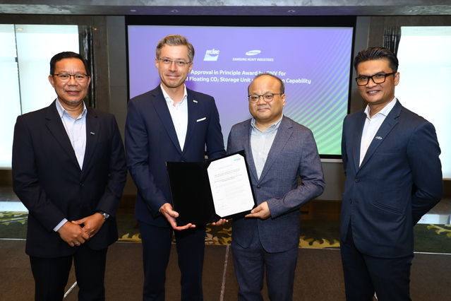 ▲ 삼성중공업과 MISC가 공동개발한 FCSU가 DNV선급의 기본인증을 획득했다. ⓒ삼성중공업