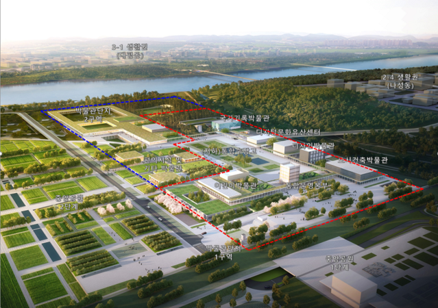 ▲ 행복도시 국립박물관단지 조감도.ⓒ행복청