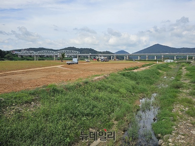 ▲ 2023 대백제전 주무대인 공주 미르섬.ⓒ김정원 기자