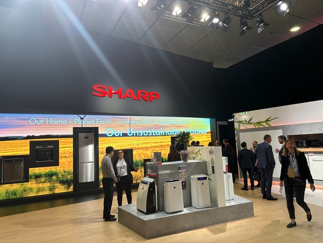 ▲ IFA 2023 샤프 일반 전시장 전경 ⓒ장소희 기자