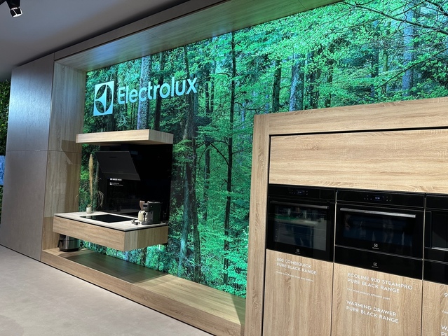 ▲ IFA 2023 일렉트로룩스 전시장 빌트인 가전 전시 모습 ⓒ장소희 기자