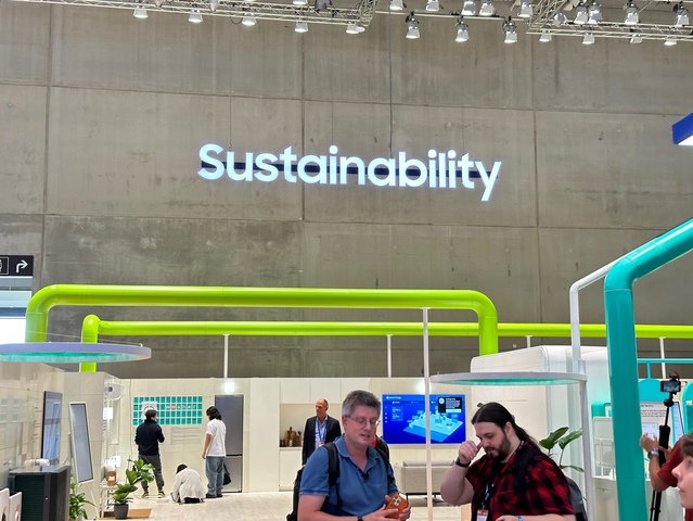 ▲ IFA 2023 삼성전자 지속가능존 모습 ⓒ장소희 기자