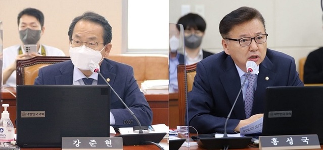 ▲ 촤측부터 강준현 의원, 홍성국 의원.ⓒ강준현 의원