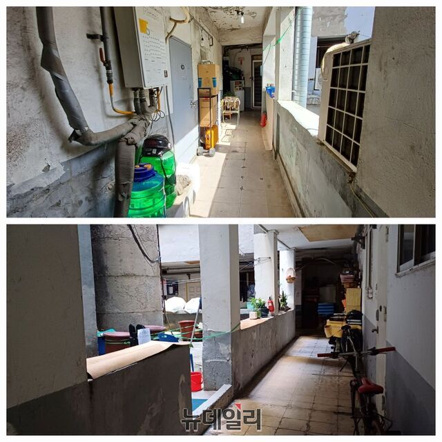 ▲ 충정아파트 내부 복도. ⓒ김성웅 기자