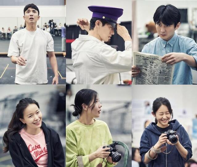 ▲ 뮤지컬 '쇼맨_어느 독재자의 네 번째 대역배우' 연습 현장.ⓒ국립정동극장