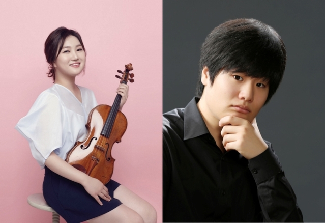 ▲ 비올리스트 이해수(왼쪽), 피아니스트 우용기.ⓒ금호문화재단