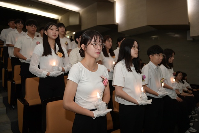 ▲ 대구보건대학교(총장 남성희) 사회복지학과는 11일 연마관 국제회의실에서 ‘제19회 사회복지사 선서식’을 가졌다.ⓒ대구보건대