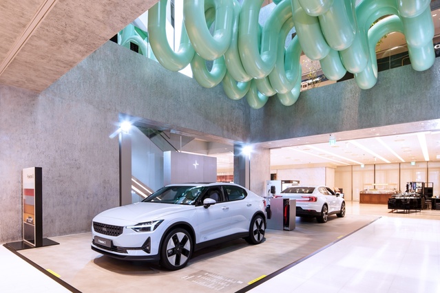 ▲ 투 온 투어 팝업스토어에 전시된 폴스타2 ⓒ폴스타코리아