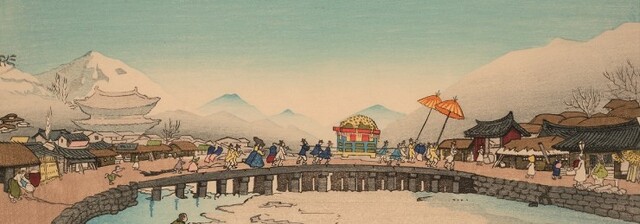 ▲ 엘리자베스 기덕의 '신부행차'(1921년).ⓒ송영달·도서출판 책과함께