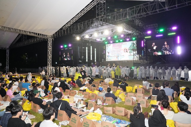 ▲ 천안시와 충남도가 15일 개최한 ‘2023 청년축제 피크타임 페스티벌’.ⓒ천안시